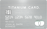 ラグジュアリーカードTITANIUM CARDの券面画像