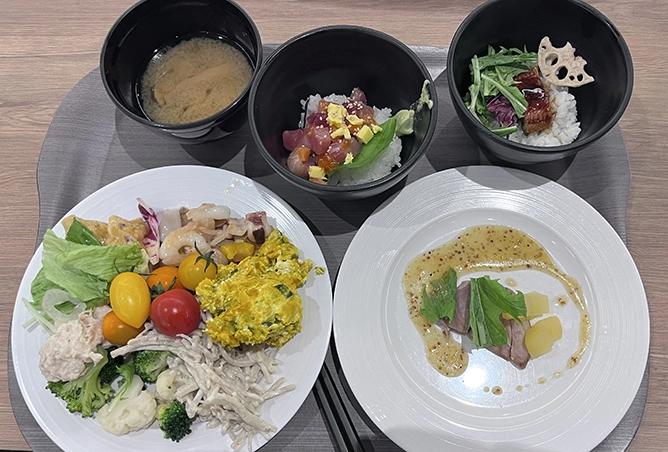 羽田エアポートガーデンのオールデイダイニング グランドエールの食事写真