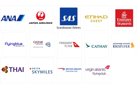 アメックスカードのマイル移行可能な提携航空会社